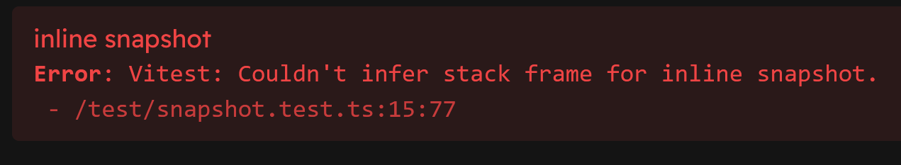 Empty inline snapshots are not updated when `-u` option is used · Issue ...