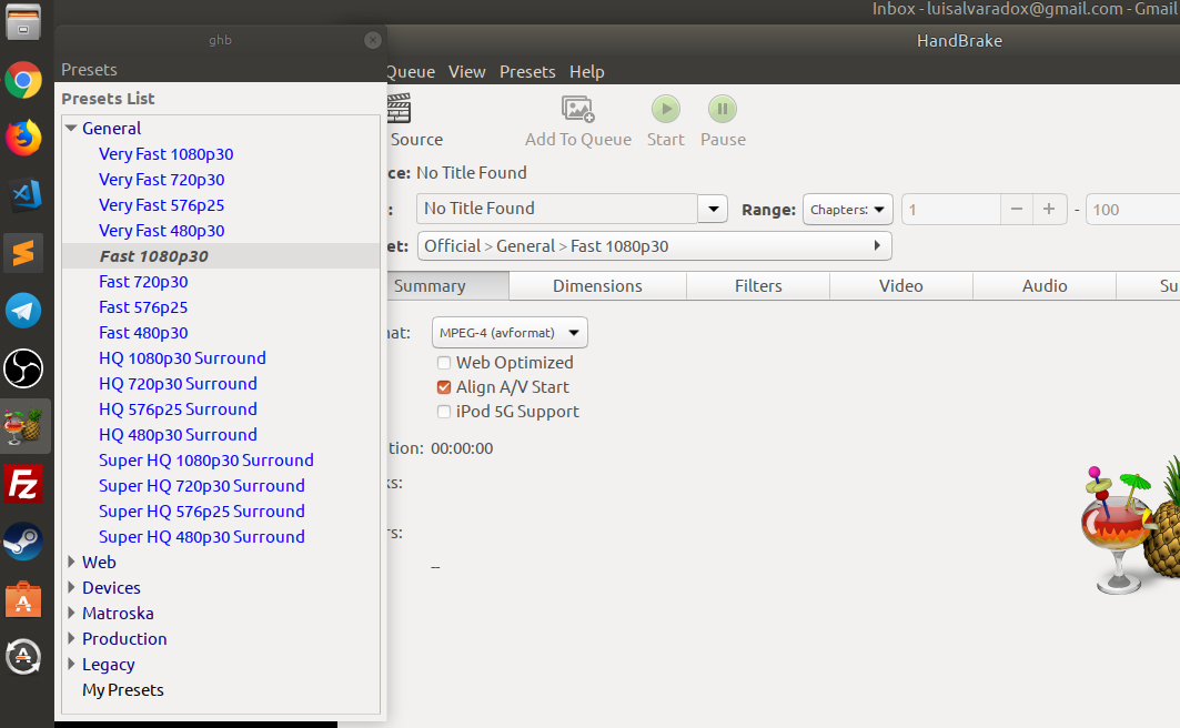 Hide the Presets every time I load handbrake · Issue #1560 · HandBrake ...