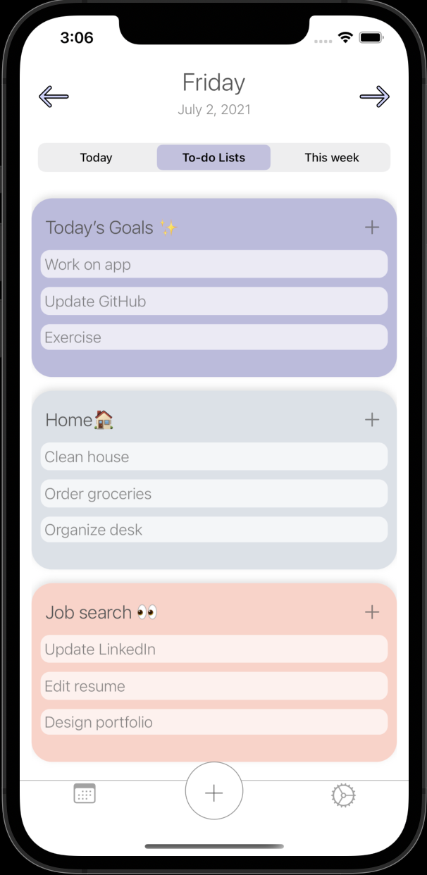 GitHub ChristelleNieves/DailyJournalApp A daily journal iOS