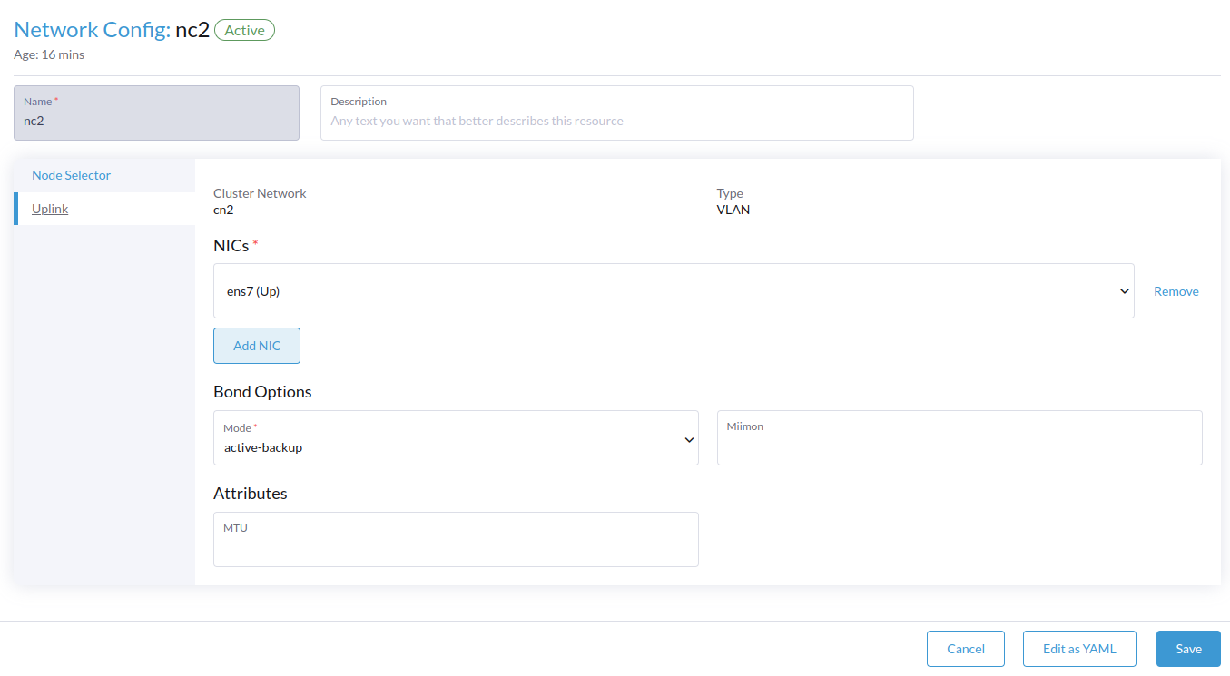 [BUG] We can set two different vlanconfigs using the same node and nic ...