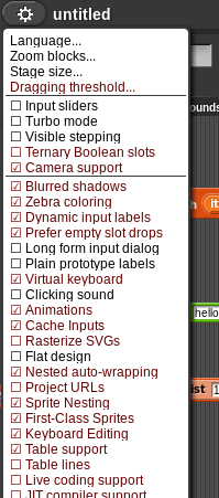 Table view seems to have disappeared in 4.2.2.9 · Issue #2276 · jmoenig ...