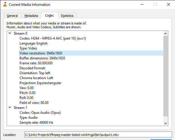 Issue: File not found, codec not supported, video resolution too high ...