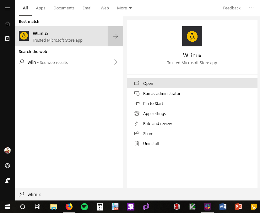Blank space in taskbar