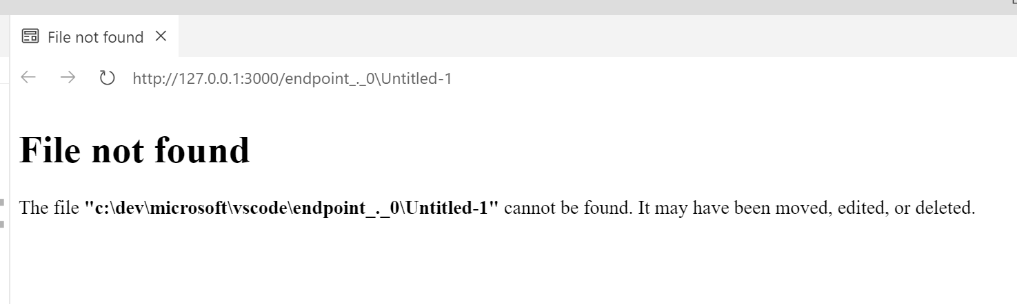 Support Untitled HTML Files · Issue #42 · microsoft/vscode-livepreview ...