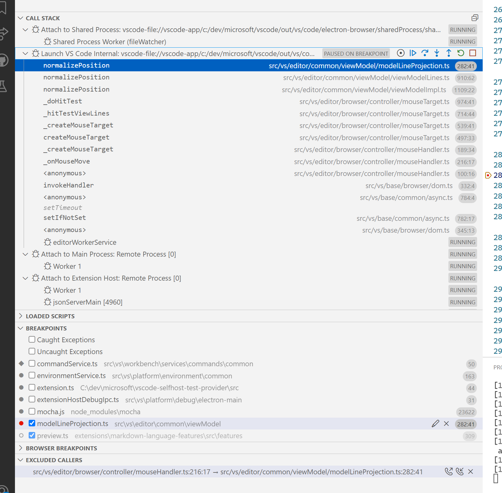 Test: JS debug excluded callers · Issue #141348 · microsoft/vscode · GitHub
