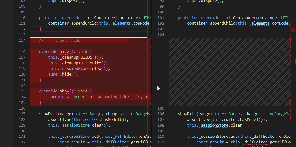 Detecting moves in the diff editor · Issue #181902 · microsoft/vscode ...