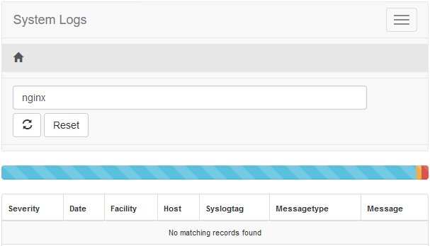 Rsyslog Web Gui Search doesn't work - No matching records found · Issue #2 · tinylama ...