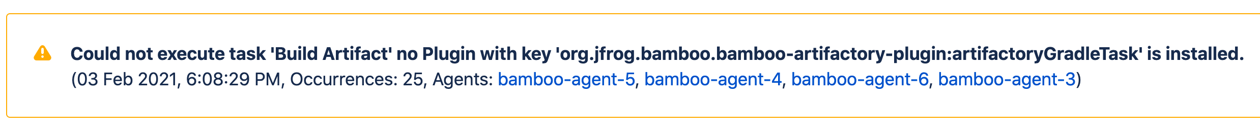 After Update Bamboo no plugin with key artifactoryGradleTask · Issue ...