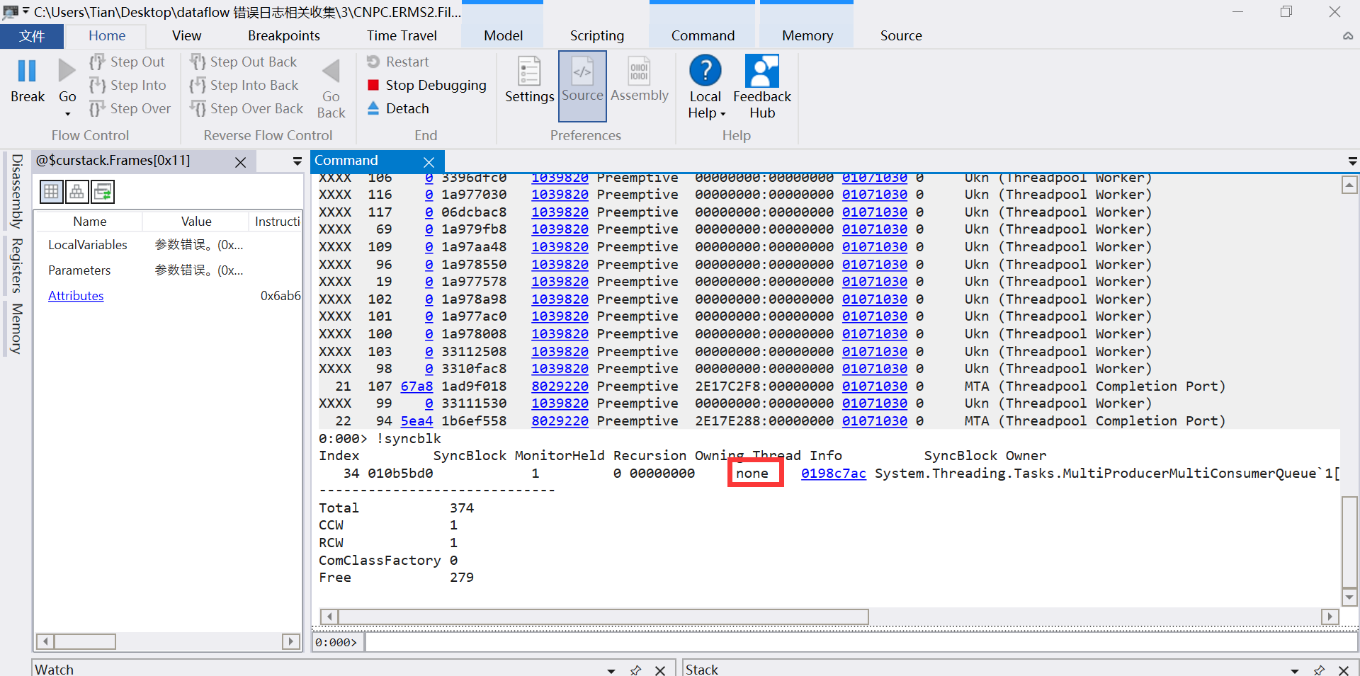 I have a problem with DataFlow · Issue #29759 · dotnet/runtime · GitHub
