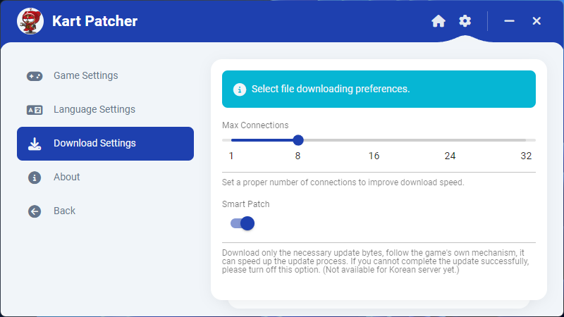 Download Settings