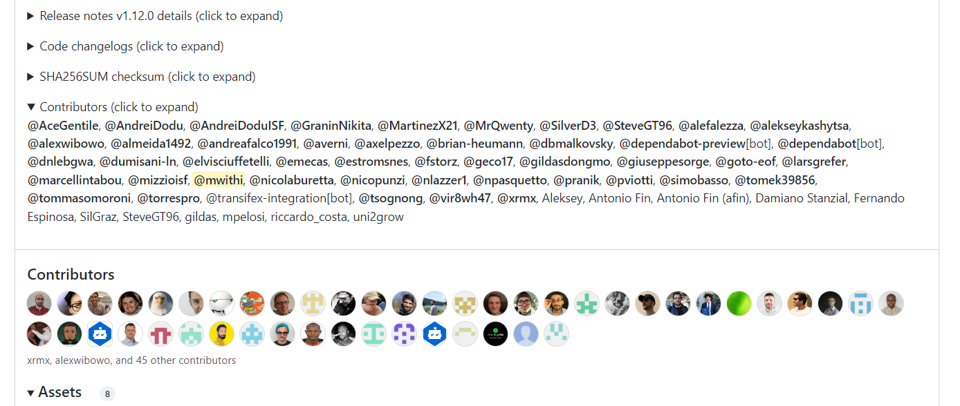 Add a way to mention non-code contributors in generated release notes ...