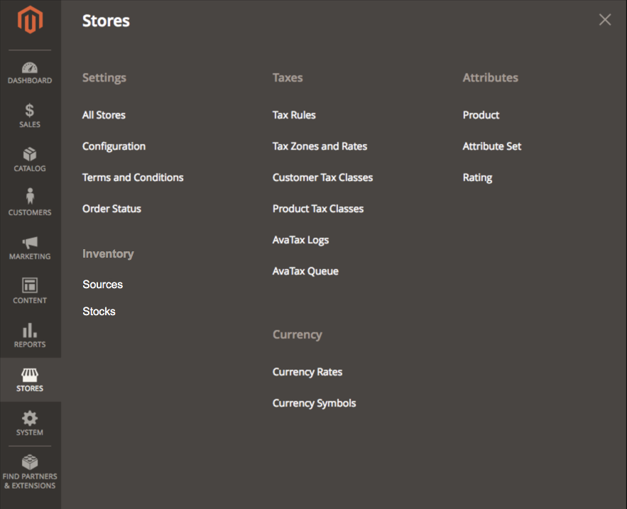 Inconsistent menu names in backoffice · Issue #1547 · magento/inventory ...