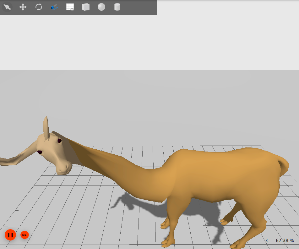 distortion and irregularities in simulation in ignition gazebo 4