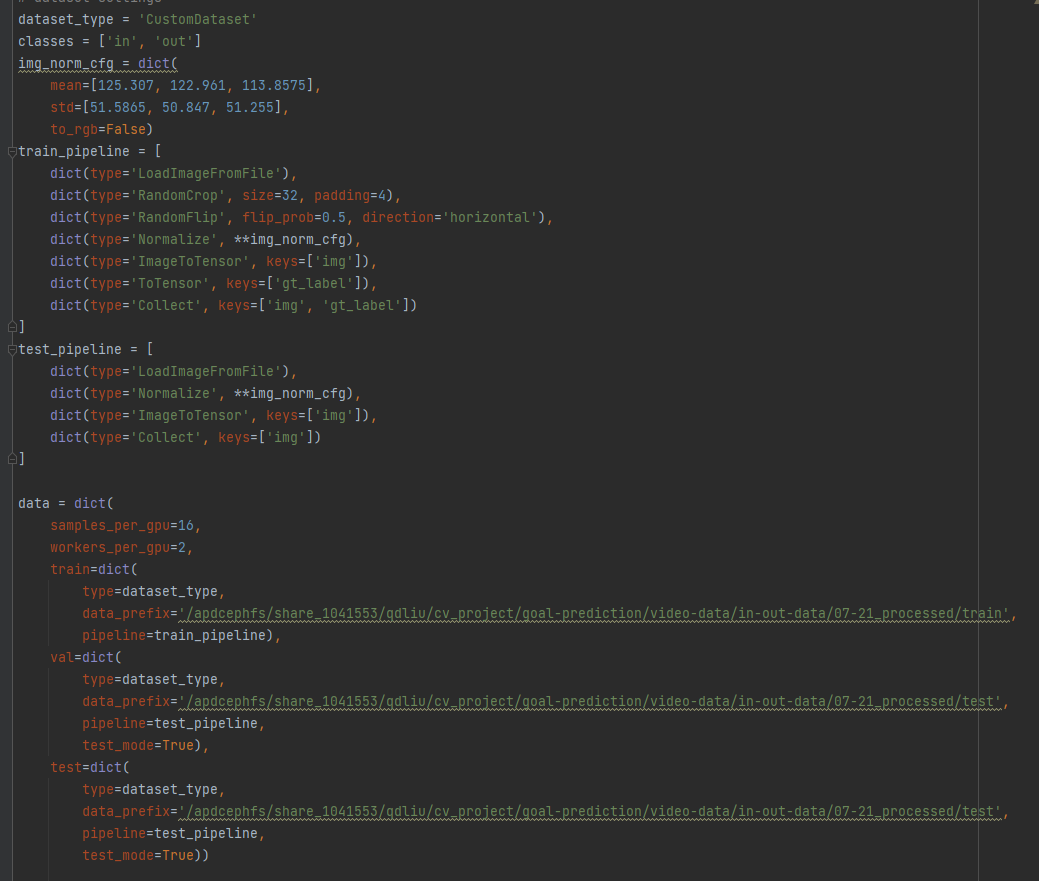 Error in dataloader when using my own dataset · Issue #920 · open-mmlab ...