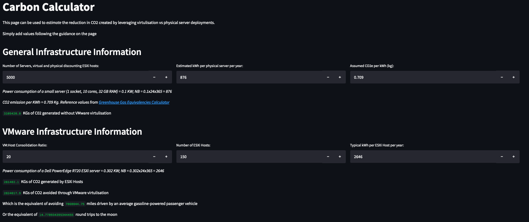 GitHub - sconyard/CalcCarbon