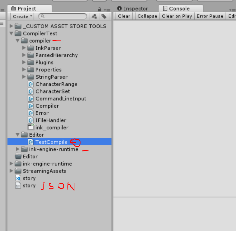 Remove separate Inklecate files for different platforms and use