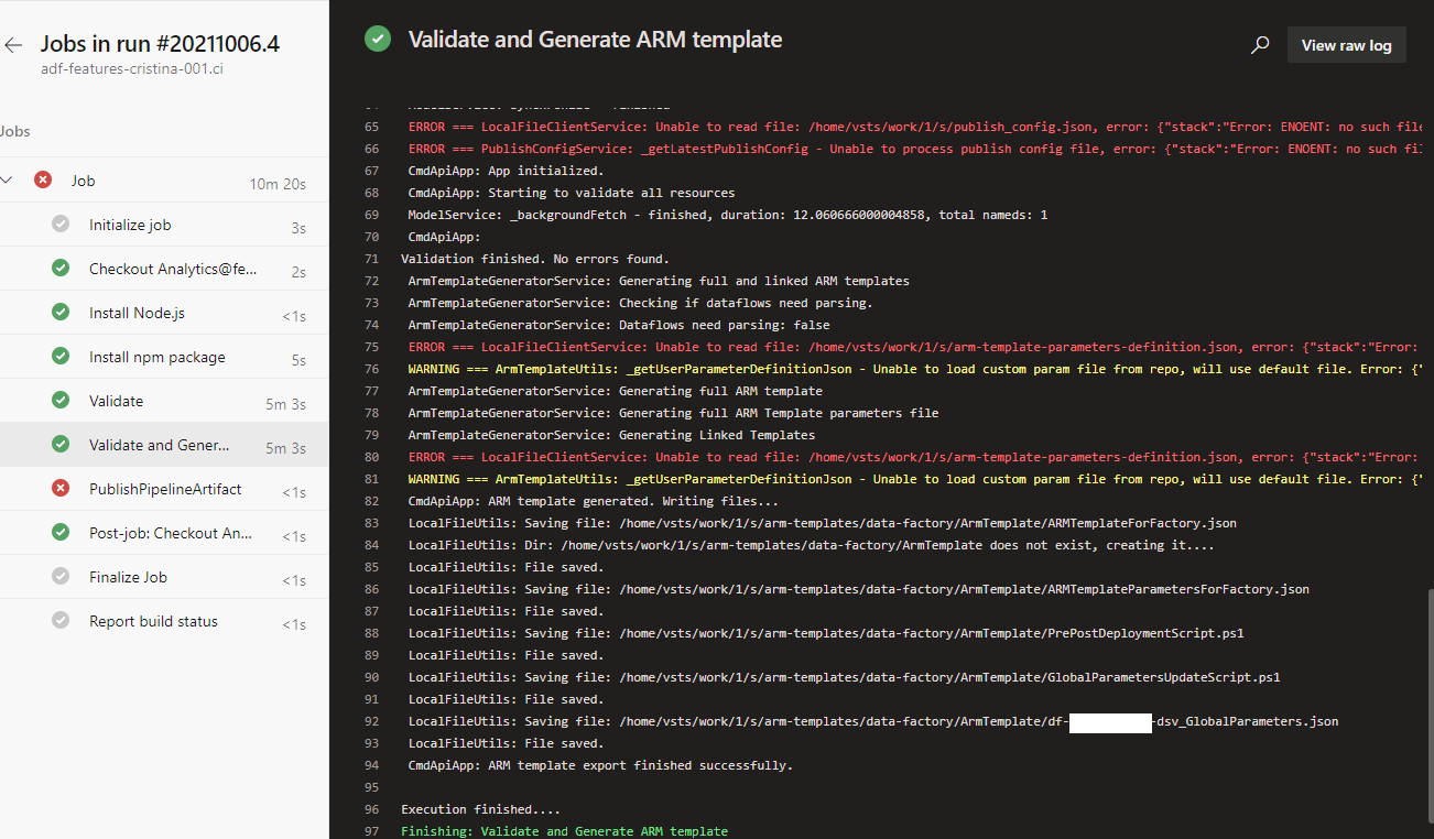 Is the new cicd flow prepared to use the "armtemplateparameters
