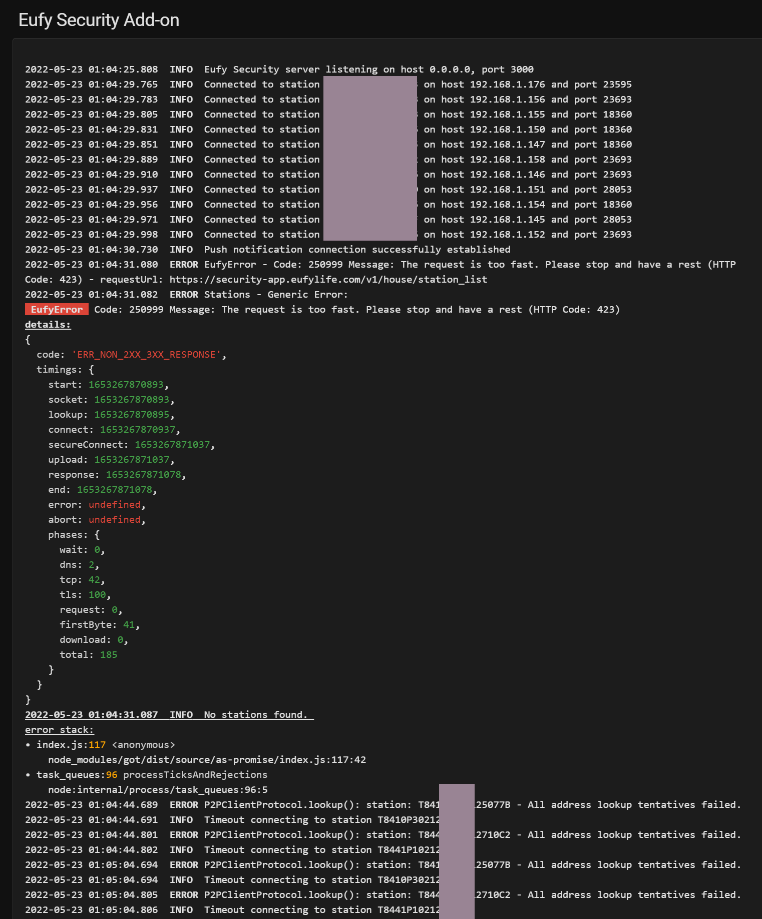 Return Status Code Not 200 - Receiving Status Code 423 · Issue #346 ...