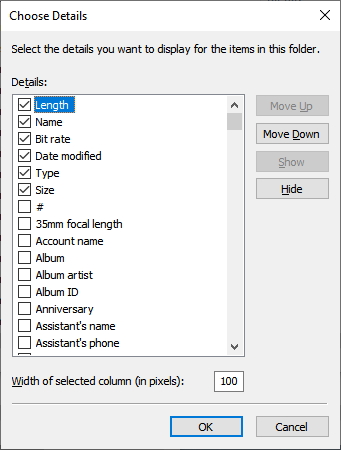 Visual File Description Column More columns in Details view please · Issue #3927 · files-community ...