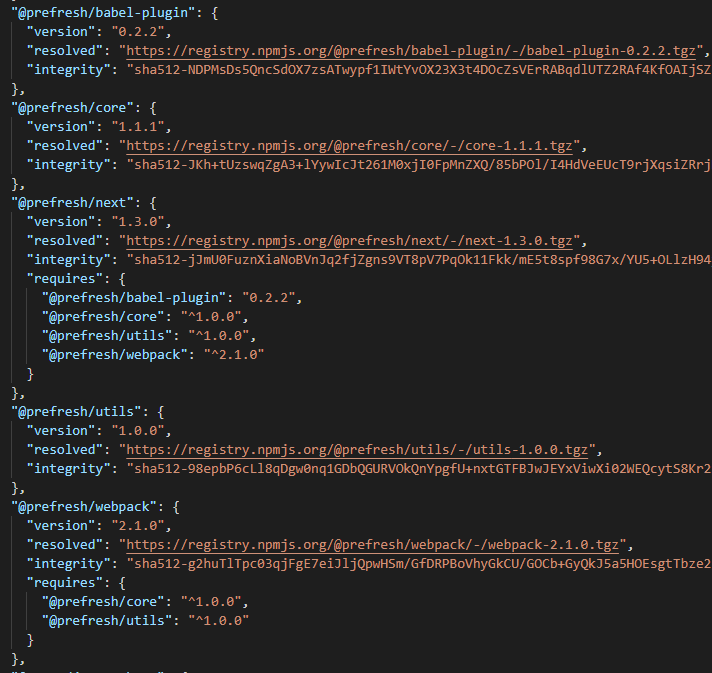 prefresh/webpack prefresh/next __webpack_require__(...) is not a