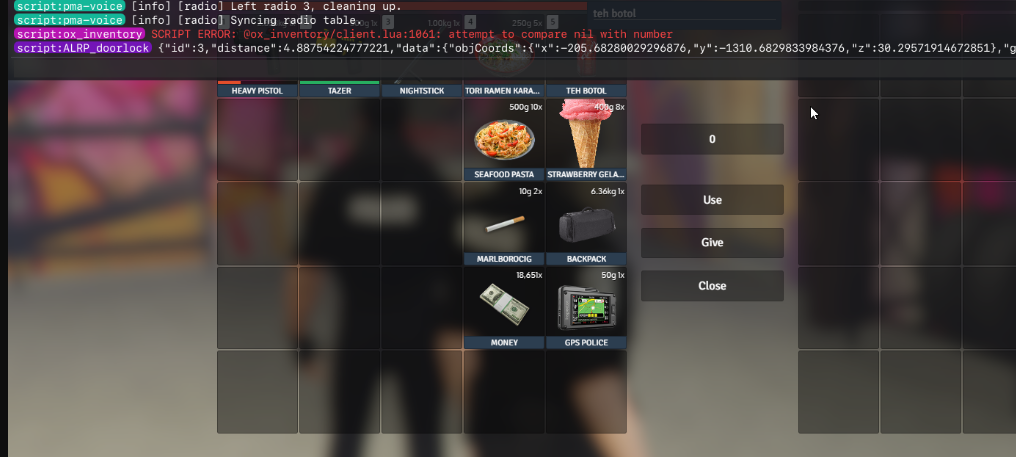 (bug) player will punch other when click/drag in inventory · Issue #738 ...