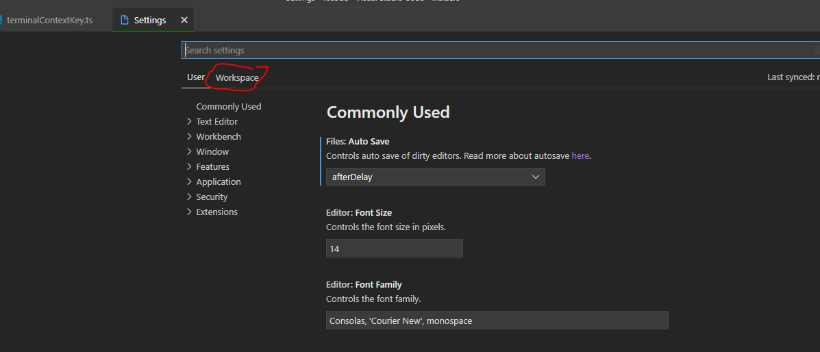 How do I edit workspace global config? · Issue #129662 · microsoft ...