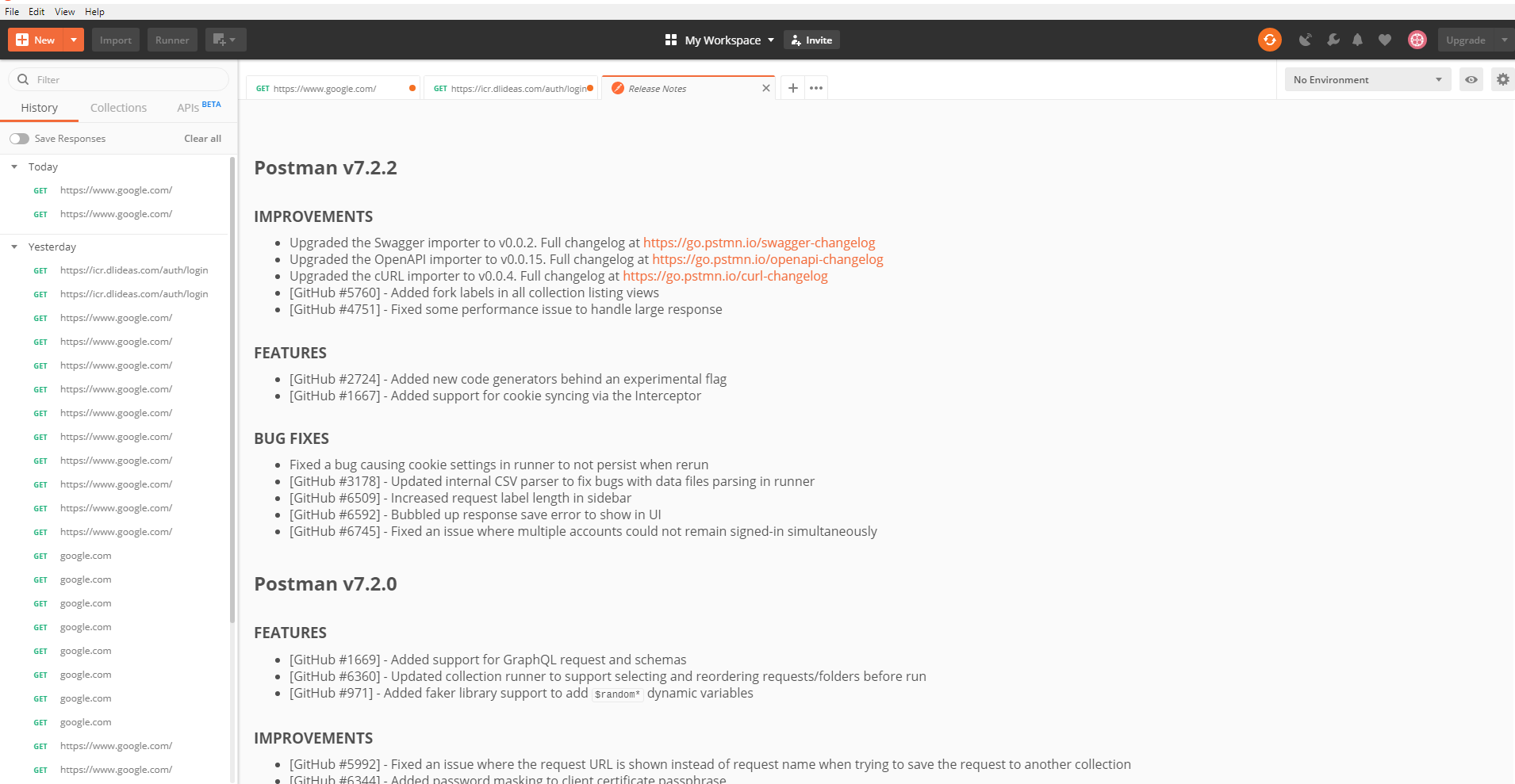 Error tunneling socket could not be established, statusCode=302