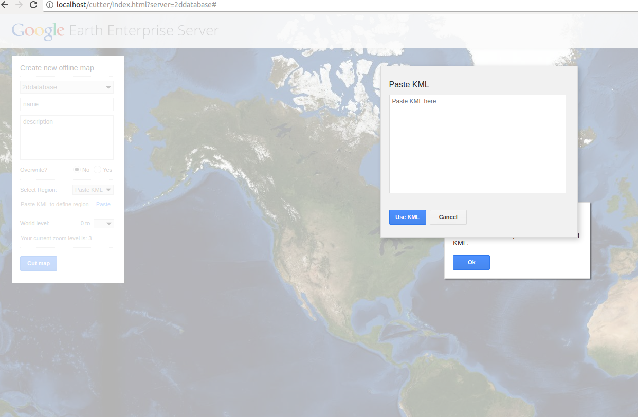 At 100% browser zoom, kml validation message is hidden under kml input ...