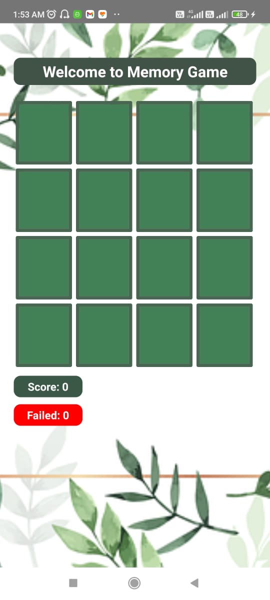 GitHub - coder-abhinav/Memory-game: Memory Game is a mobile application ...