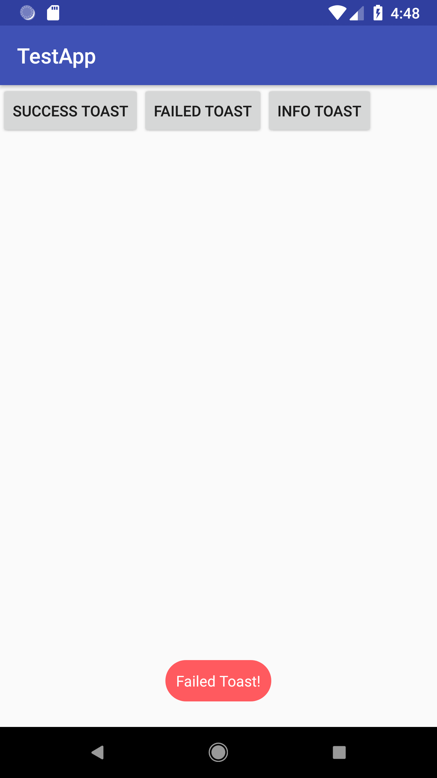 GitHub paulfranco/BeautifulToast Simple Custom Android library that creates Beautiful Looking