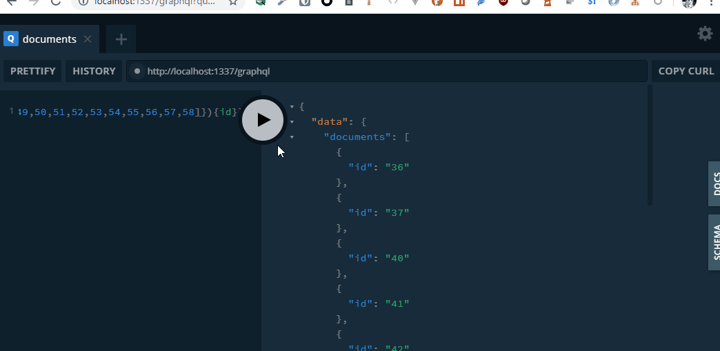 GraphQL Selecting more than 20 items in `_in` filter results in ER_BAD