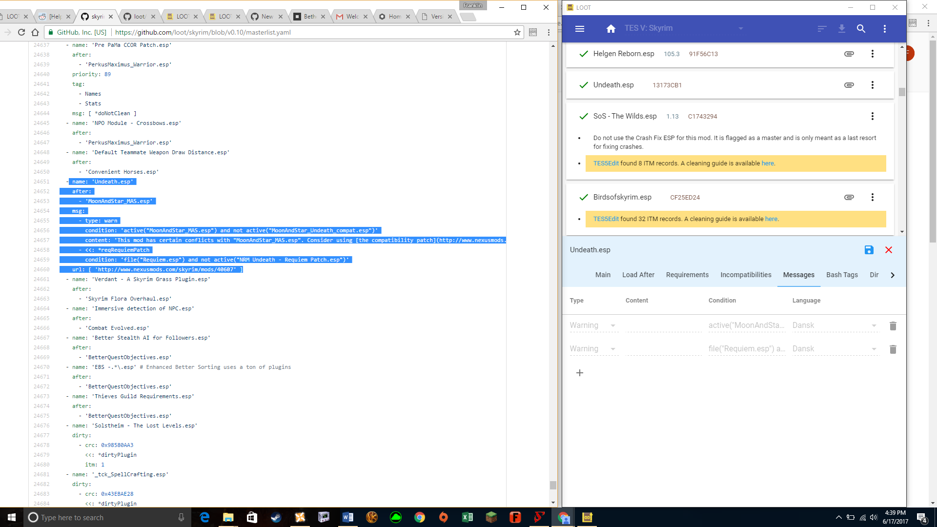 Skyrim masterlist Msg string content syntax not working · Issue 137