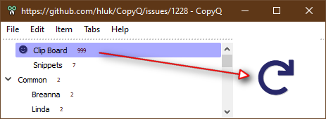 COPYQ NOT WORKING, {Server-x} Corrupted data, Failed to parse MIME type ID png