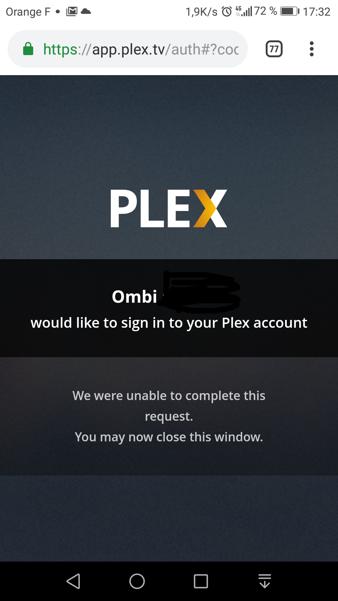 Cannot Access Radarr