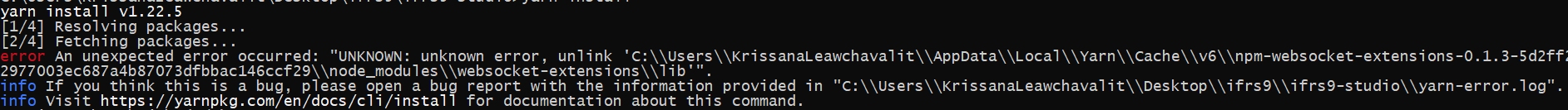 Cannot run command yarn install · Issue #8377 · yarnpkg/yarn · GitHub
