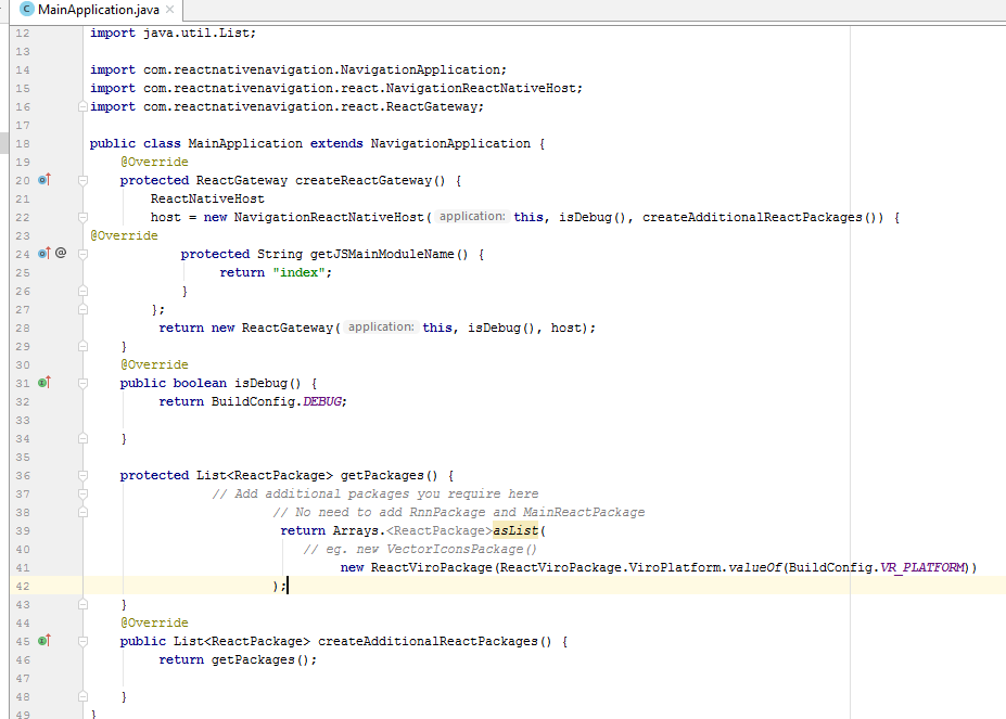 Application has not been registered. · Issue #4395 · wix/react-native ...