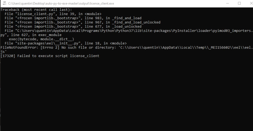 Module eel isnt working · Issue #4965 · pyinstaller/pyinstaller · GitHub
