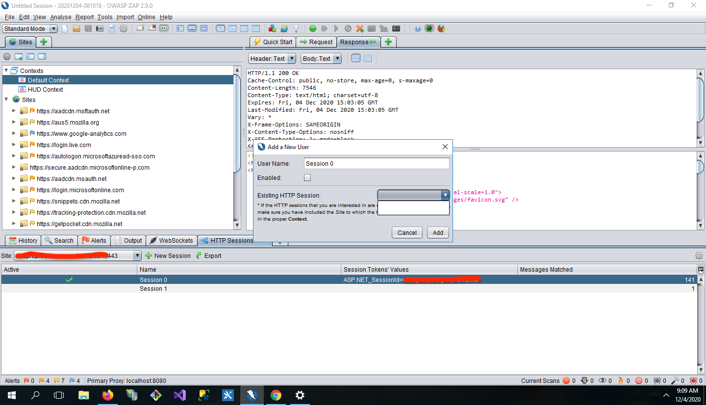 Can't add user to Context for Manual Authentication · Issue 6342 · zaproxy/zaproxy · GitHub