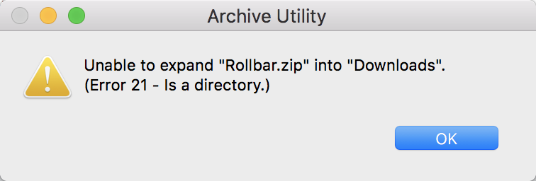 Expand archive