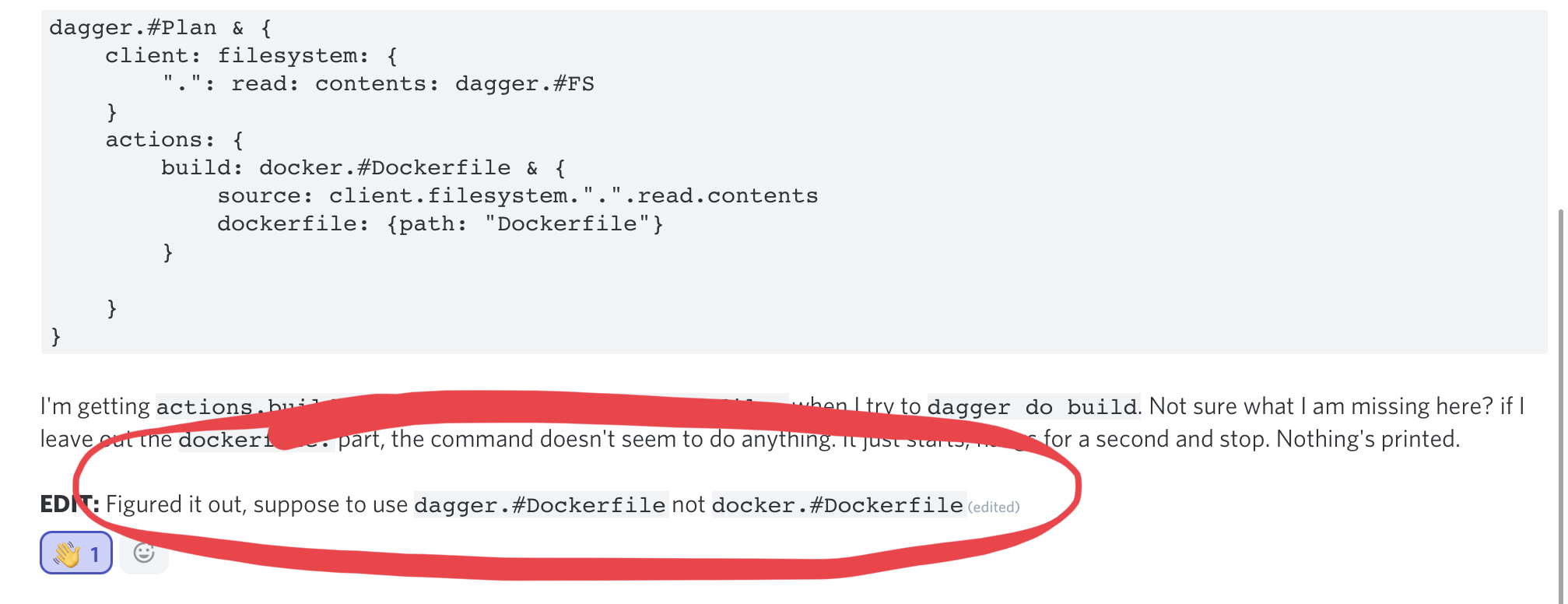 Move core actions to `dagger/core` subpackage · Issue 1825 · dagger