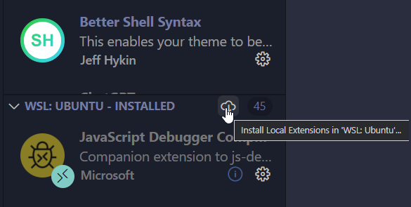 Auto synchronize user extensions with remote hosts · Issue #174603 ...