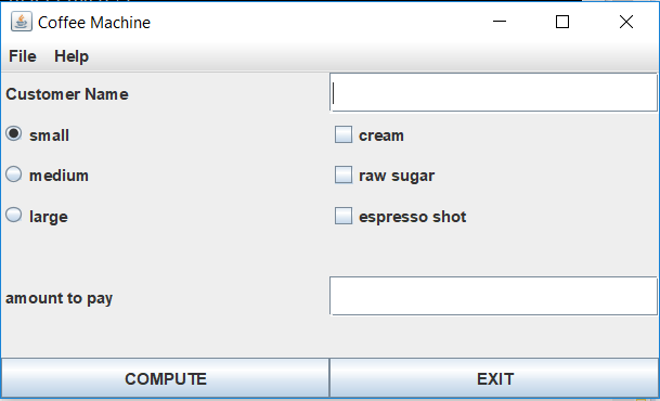 GitHub - smallcpu/Coffee-Machine: Graphical User Input on coffee ...