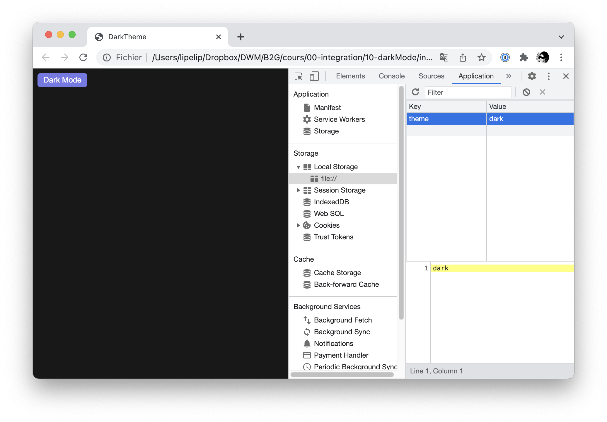 GitHub - dwmaj/darkMode: Starter template code for a darkMode toggle