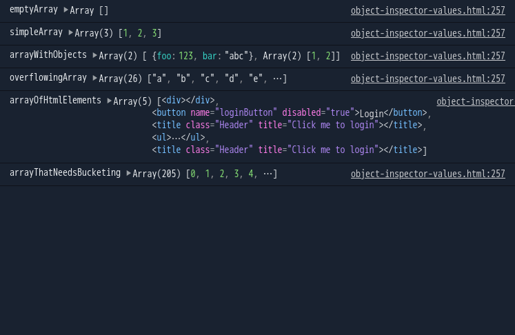 New Console / Object Inspector styles by bvaughn · Pull Request #7345 ...
