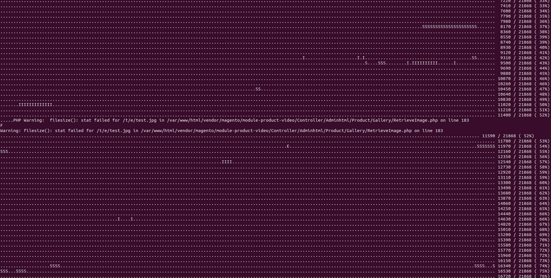 Unit test failure 2.3.2 · Issue #24046 · magento/magento2 · GitHub