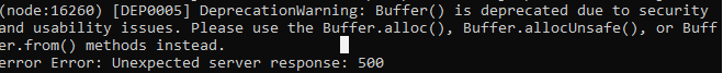 pulsar-websocket-error