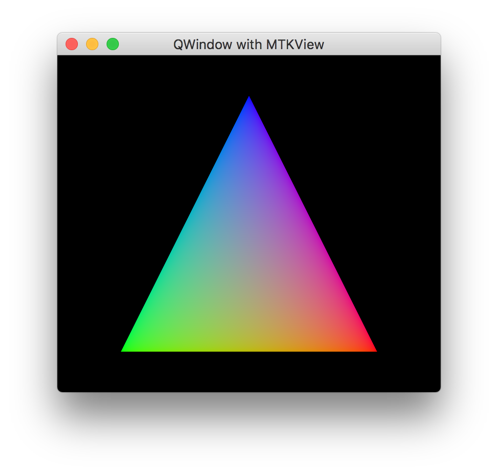 GitHub - msorvig/qt-and-metal: QWindow with MTKView · GitHub