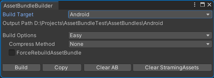 GitHub - katsumasa/AssetBundleBuilder: Simple AssetBundle Build GUI