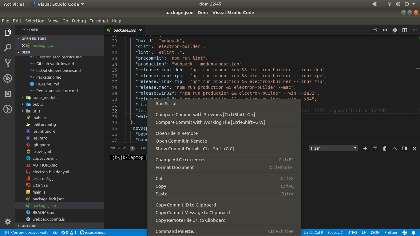 Running scripts with right click not giving feedback when it ends ...