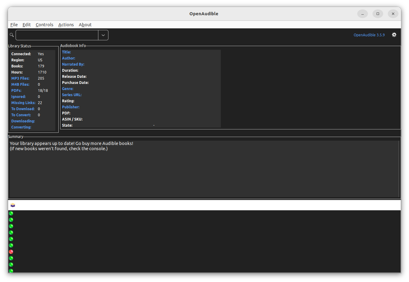 Book List does not display · Issue #1022 · openaudible/openaudible · GitHub